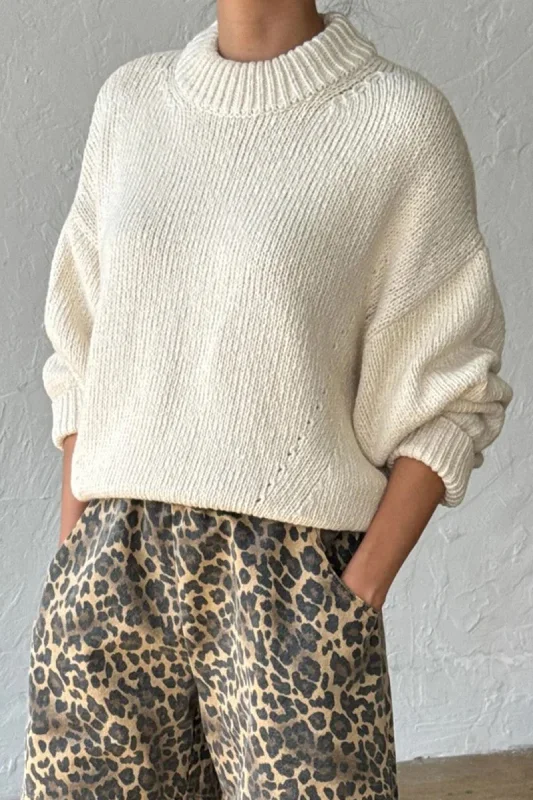 Zoe Cotton Sweater (Naturel)