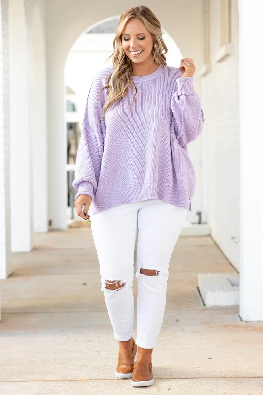 Magically Perfect Sweater, Lavender