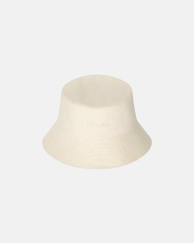 Caran - Signature Calligraphy Bucket Hat - Shell