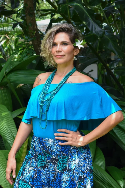 Senorita Top -  Dark Turquoise