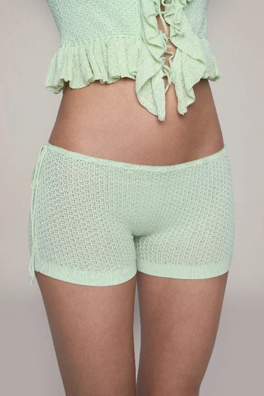 Knit Side Tie Short