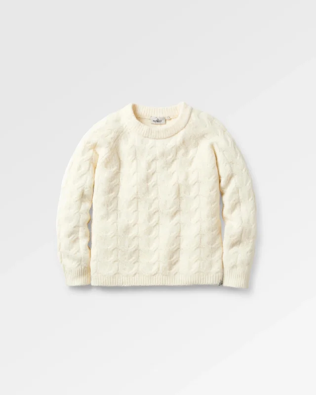 Harvest Recycled Knitted Jumper - Marshmallow