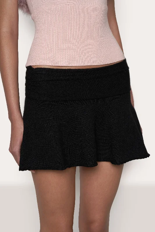 Ruched Heart Scallop Skirt