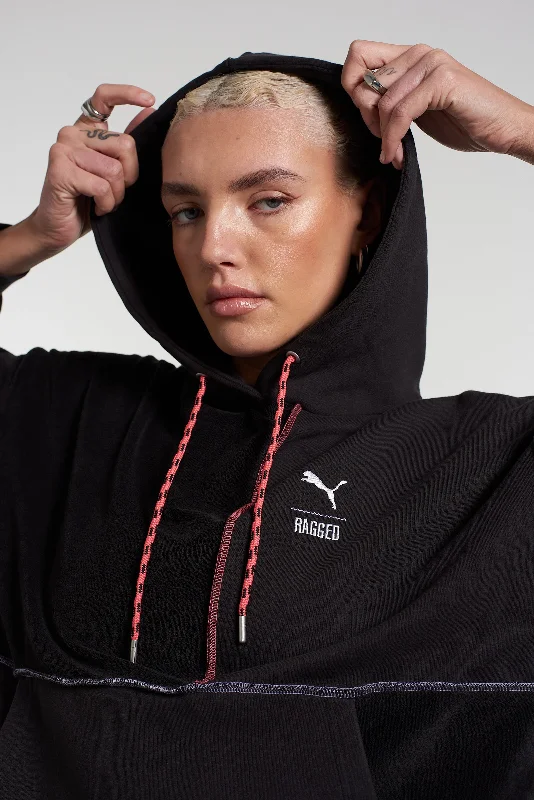 PUMA x The Ragged Priest Black Jersey Hoodie